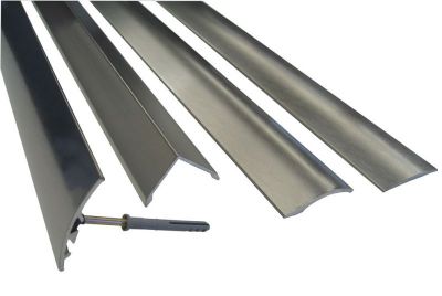 Alu/Stainless Cover Strip Self Adhesive 2.44 Mtr